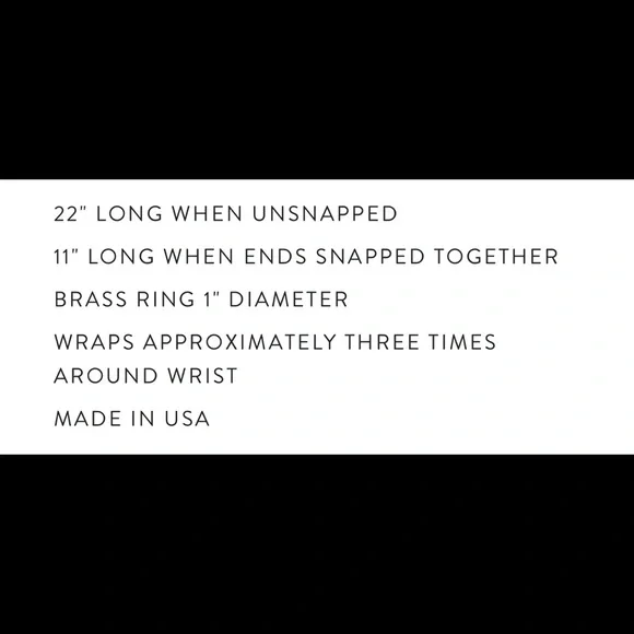 Magnolia Leather Snap Bracelet (discontinued) - Picture 3 of 6